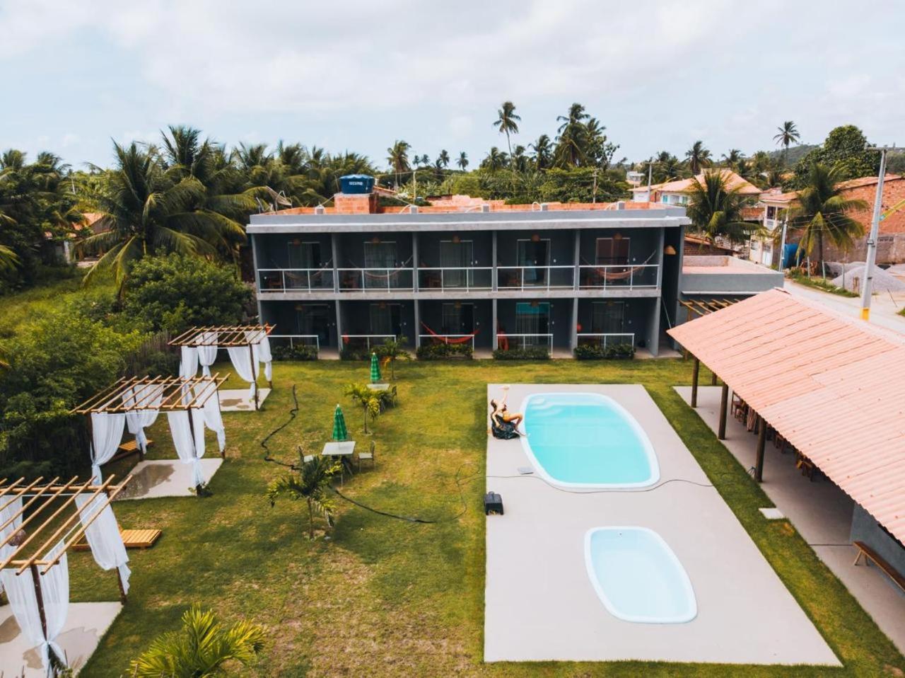Pousada Pe Na Areia São Miguel dos Milagres Eksteriør billede
